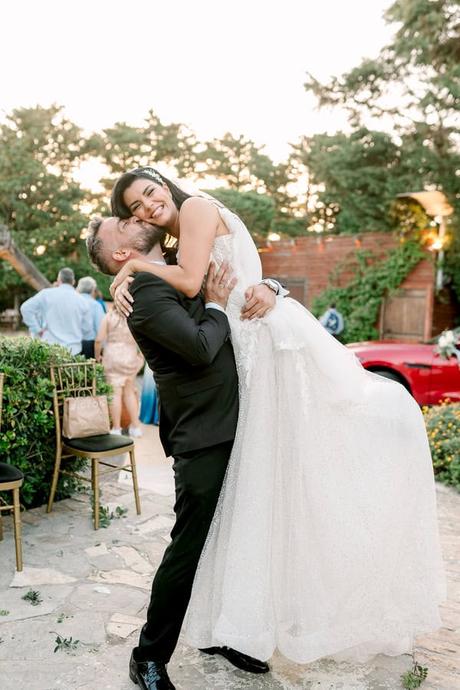 Ivory Blue Floral Dream Wedding Athens Greece