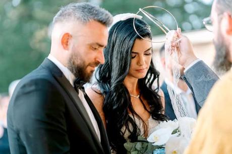 Ivory Blue Floral Dream Wedding Athens Greece