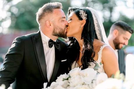 Ivory Blue Floral Dream Wedding Athens Greece