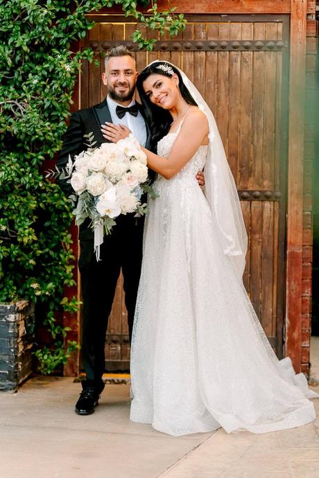 Ivory Blue Floral Dream Wedding Athens Greece