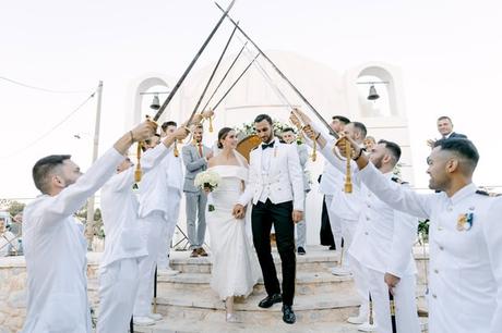 Romantic Military Wedding Athens Elegant Details