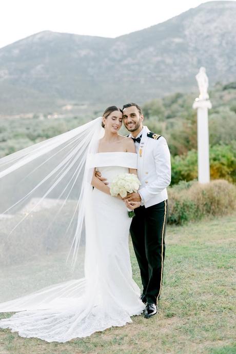 Romantic Military Wedding Athens Elegant Details