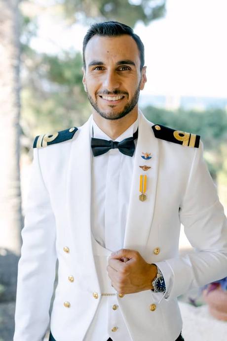 Romantic Military Wedding Athens Elegant Details