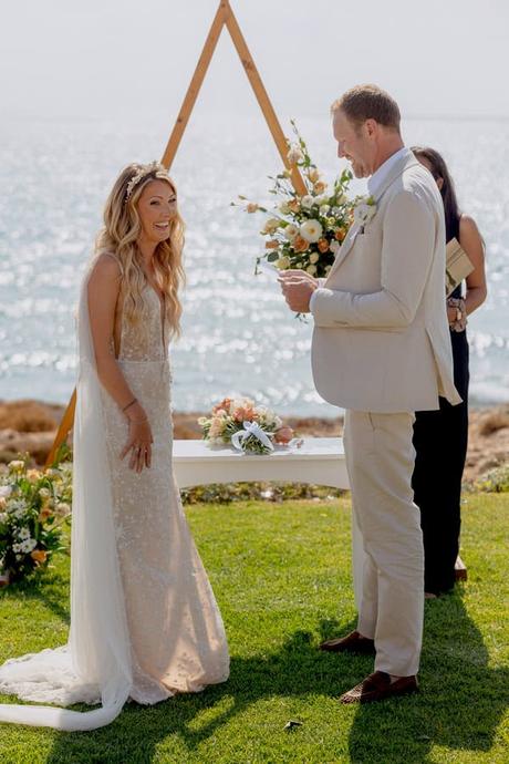 Boho Chic Destination Wedding By The Sea Cyprus
