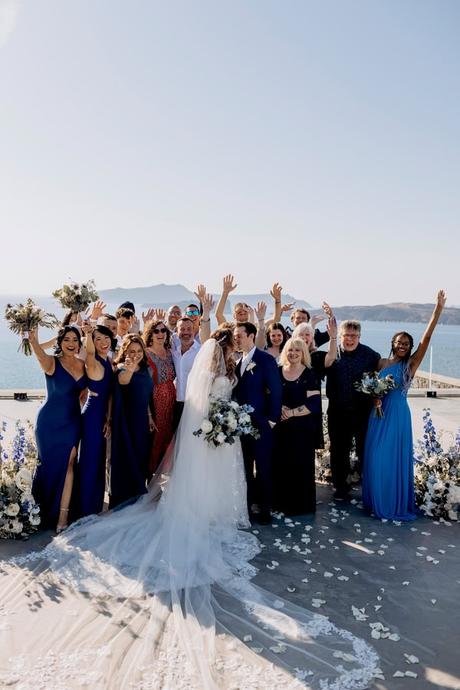 A dreamy Santorini wedding with timeless elegance | Scarleth & Nikolaos Dreamy Santorini Wedding With Timeless Elegance