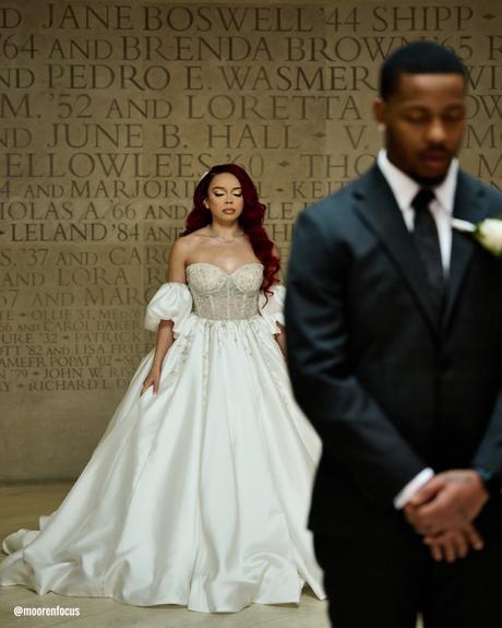 real wedding jazmine escobar and carlos washington jr bride bride groom