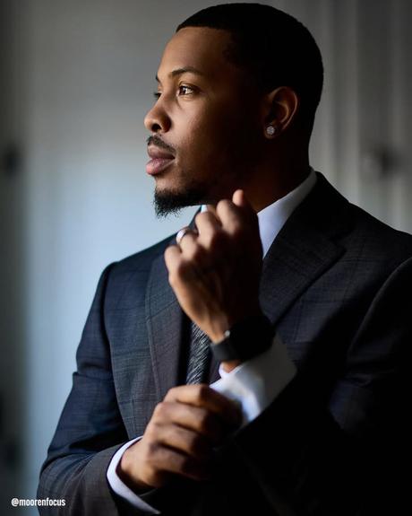 real wedding jazmine escobar and carlos washington jr groom suit