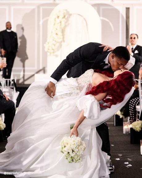 real wedding jazmine escobar and carlos washington jr aisle ceremony