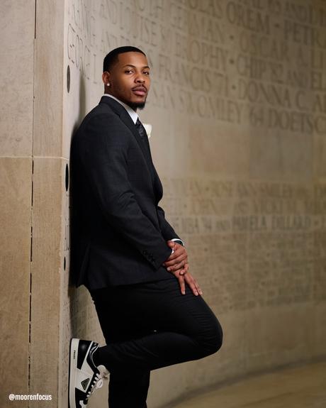 real wedding jazmine escobar and carlos washington jr arch aisle groom