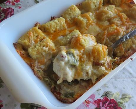 Cracked Out Chicken Tater Tot Casserole