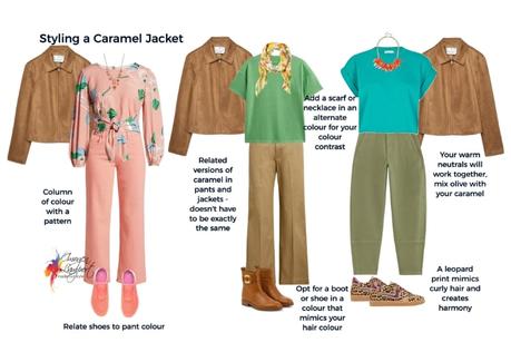 Styling a caramel or camel jacket