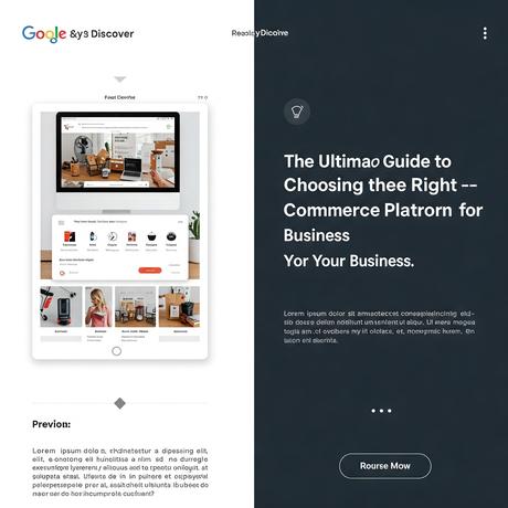 Choosing the Right E-commerce Platform