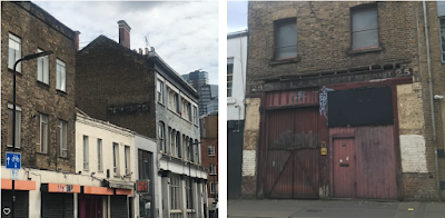 Another vitreous enamel sign is missing in Hoxton