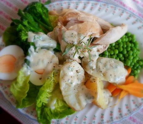 Tarragon, Chervil & Chive Dressed Salad Tarragon, Chervil & Chive Dressed Salad
