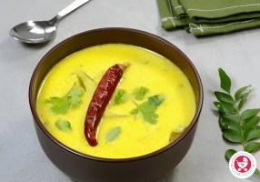 Dive into the heart of South Indian comfort food with Tangy Mor Kulambu-South Indian Style. It is a cool, satisfying warm-day meal.