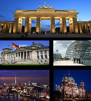 Photomontage of Berlin.
