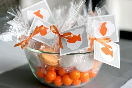 BABY SHOWER PICS: Gray/White/Orange