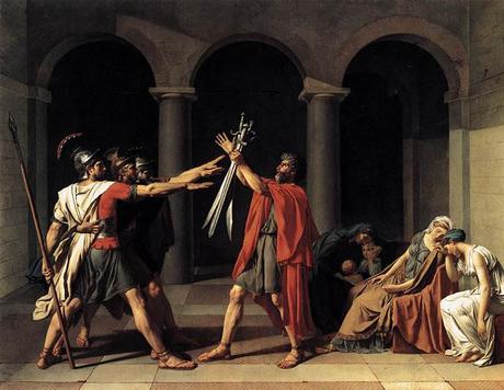 Jacques-Louis David, The Oath of the Horatii [1774]