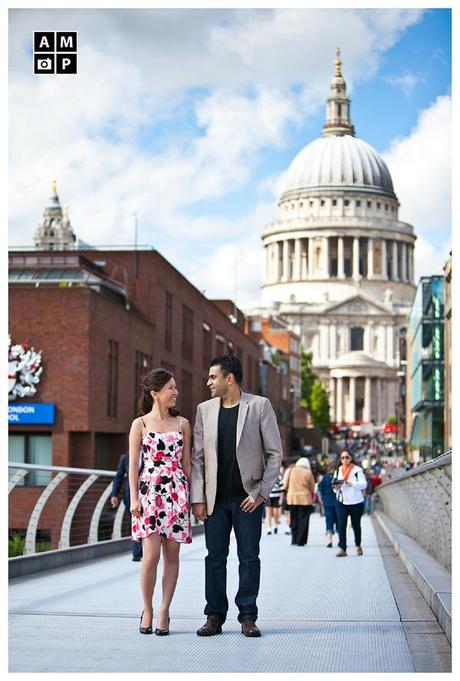 A London love story – Philo & Sanjeev’s Engagement Shoot!