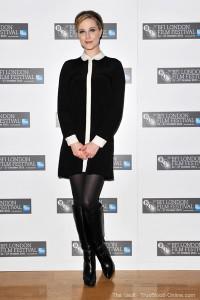 Evan Rachel Wood attends BFI London Film Festival