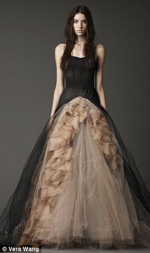 Black is Back! 
The new Vera Wang collection of Black wedding dresses is breaking all the rules. A collection consisting of only the sombre color was however very sophisticated and elegant.
Adding in those soft touches such a beige tulle and floral lace to take off that hard edge: Wang mite just be creating some fashion classics that will go down in the book of Fashion history.
xoxo LLM