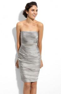 Silver Bridesmaids Dress