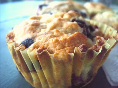 Blogging For Confidence #2. Blueberry Cream Cheese Filled Muffins