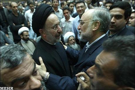 Khatami meet Ahmadinejad's Minister for Foreign Affairs