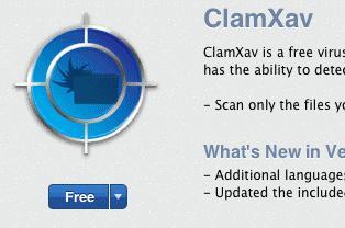 Macintosh Security Software ClamXAV Antivirus
