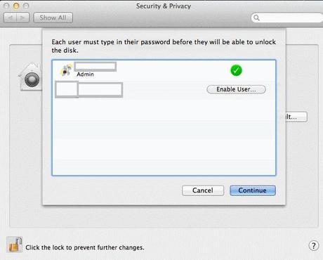 Macintosh Security Software FileVault 1