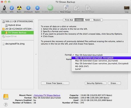 Macintosh Security Software Encypted Volume MacOS