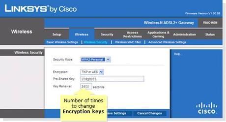 Linksys Wireless Router WPA Encryption