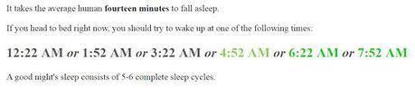 Bedtime Calculator