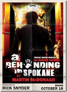 A Behanding in Spokane poster - Profiles Theatre