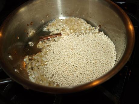 Israeli Couscous with Pine Nuts and Parsley