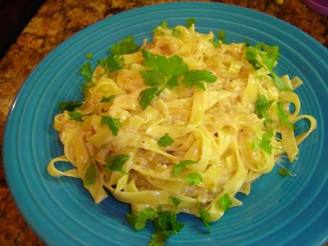 Tagliatelle (or Fettuccine) with Zucchini and Parmesan-Lemon Cream Sauce