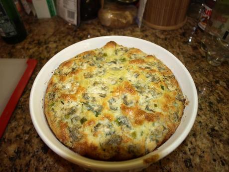 Asparagus and Gorgonzola Souffle