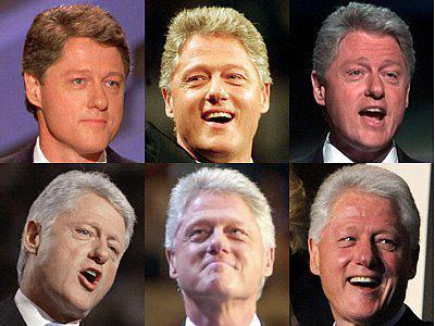 Bill clinton through the years