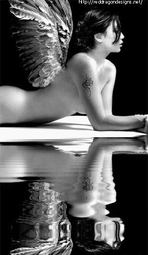 Reflections Moon Fairy Angel