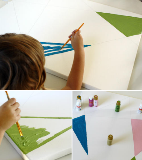 geometric art ..kid art