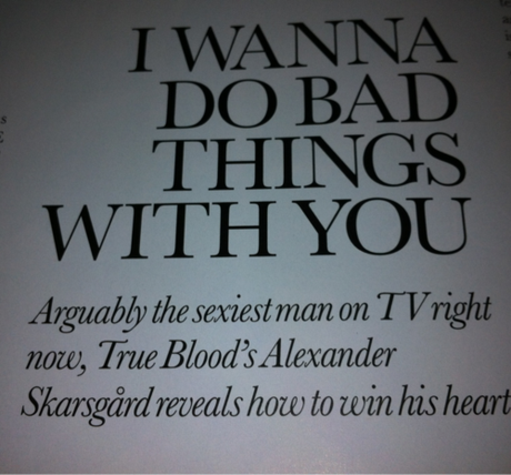 Alexander Skarsgard Featured In Elle UK Magazine