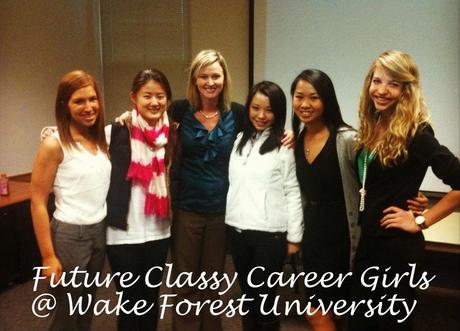 Classy Career Girl Speaks at Wake Forest University!