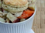 Food: Chicken Mushroom Pies with Thyme Cream Cheese Biscuits.