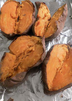 Sweet Potato Pie - Roast sweet potatoes2