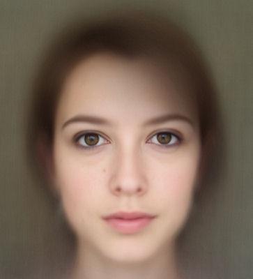 Composite Photograph Made From 500 Self-Portraits