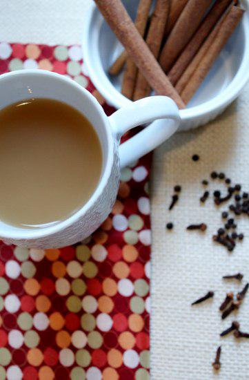 Food: Spiced Apple Cider.