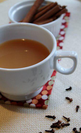 Food: Spiced Apple Cider.