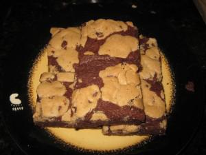 chocolate chip brownies - yum yum yum yum yum