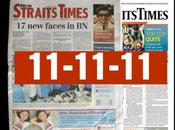 Coming This Week: 11-11-11 Relaunch Straits Times