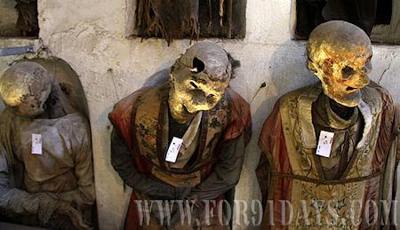 The Bone-Chilling Catacombs Of The Capuchin Monks